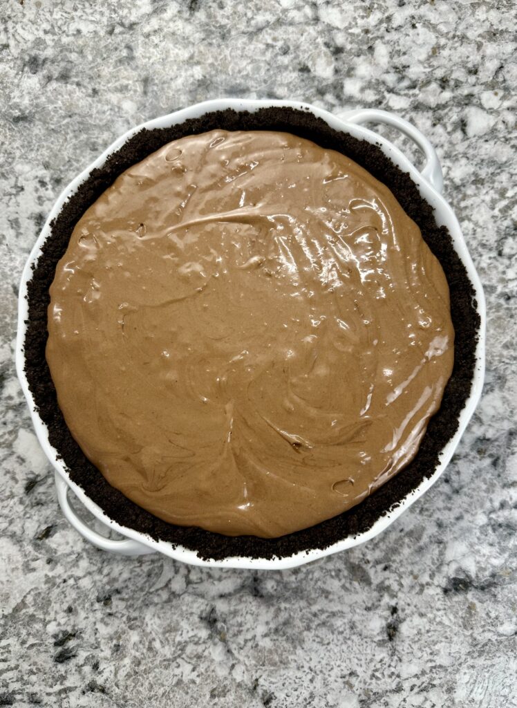 Nutella French Silk Pie