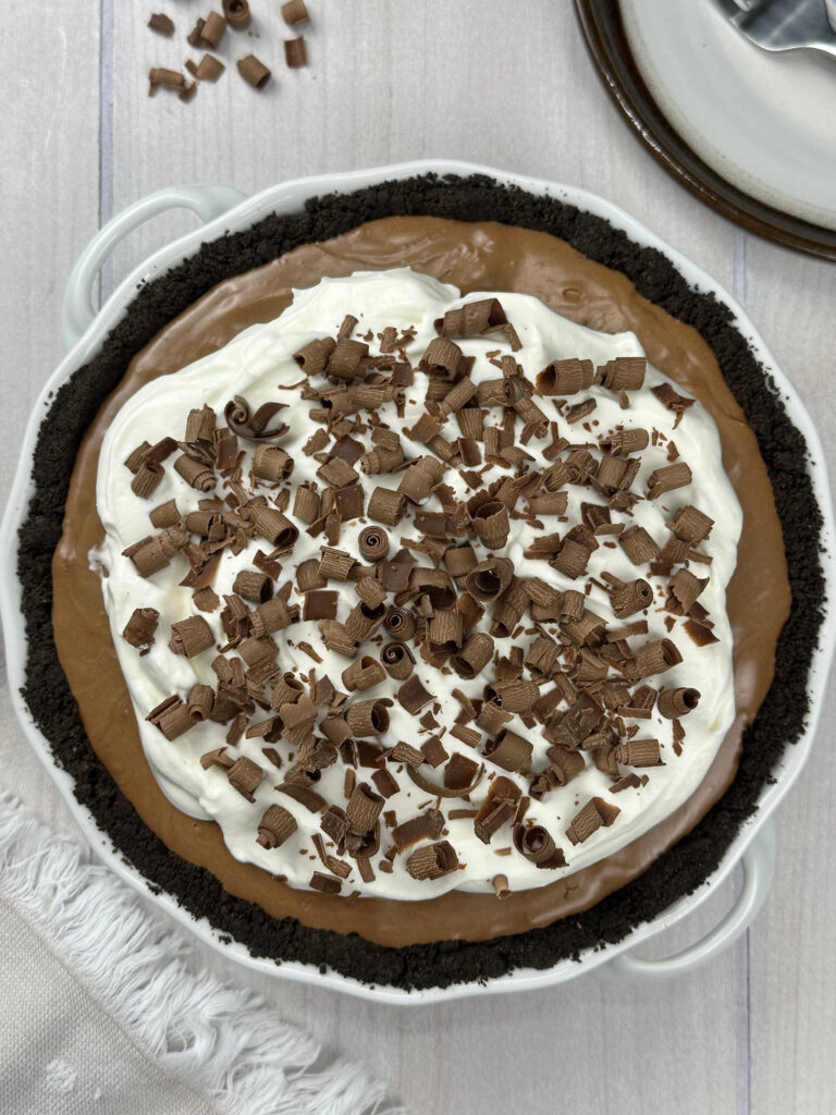 Nutella French Silk Pie