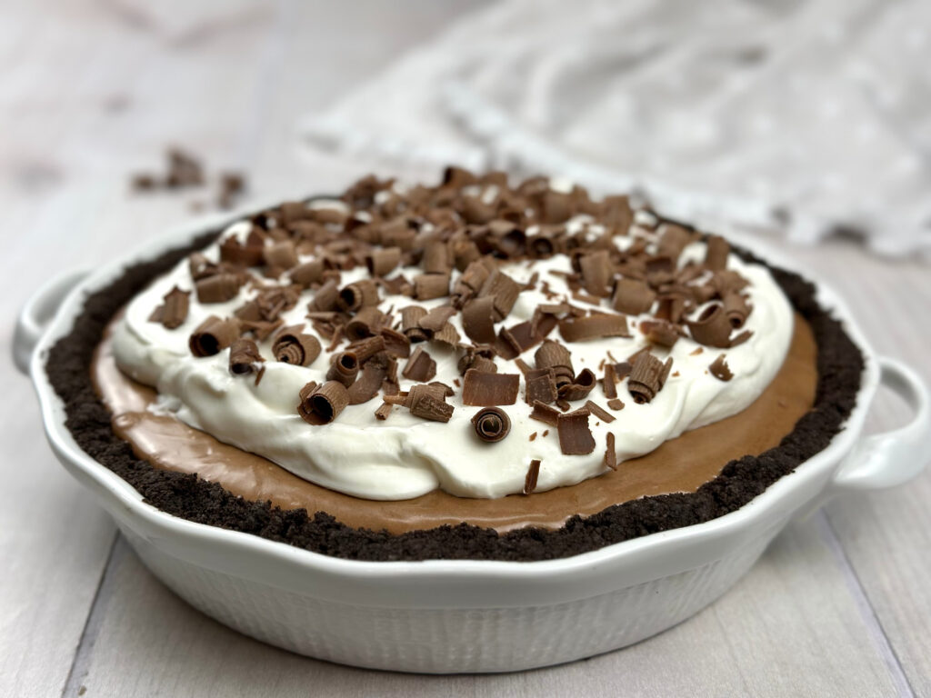 Nutella French Silk Pie