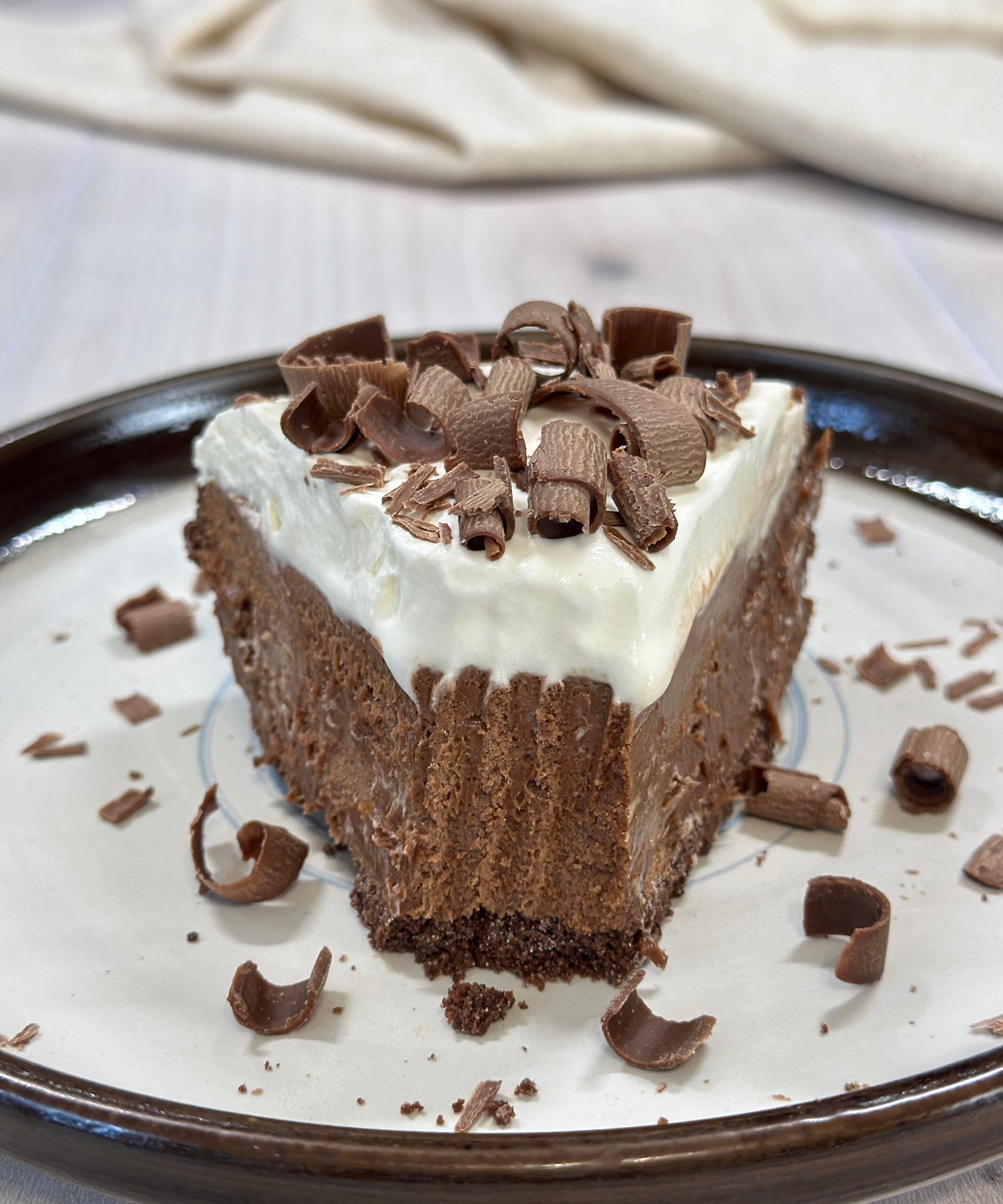 Nutella French Silk Pie