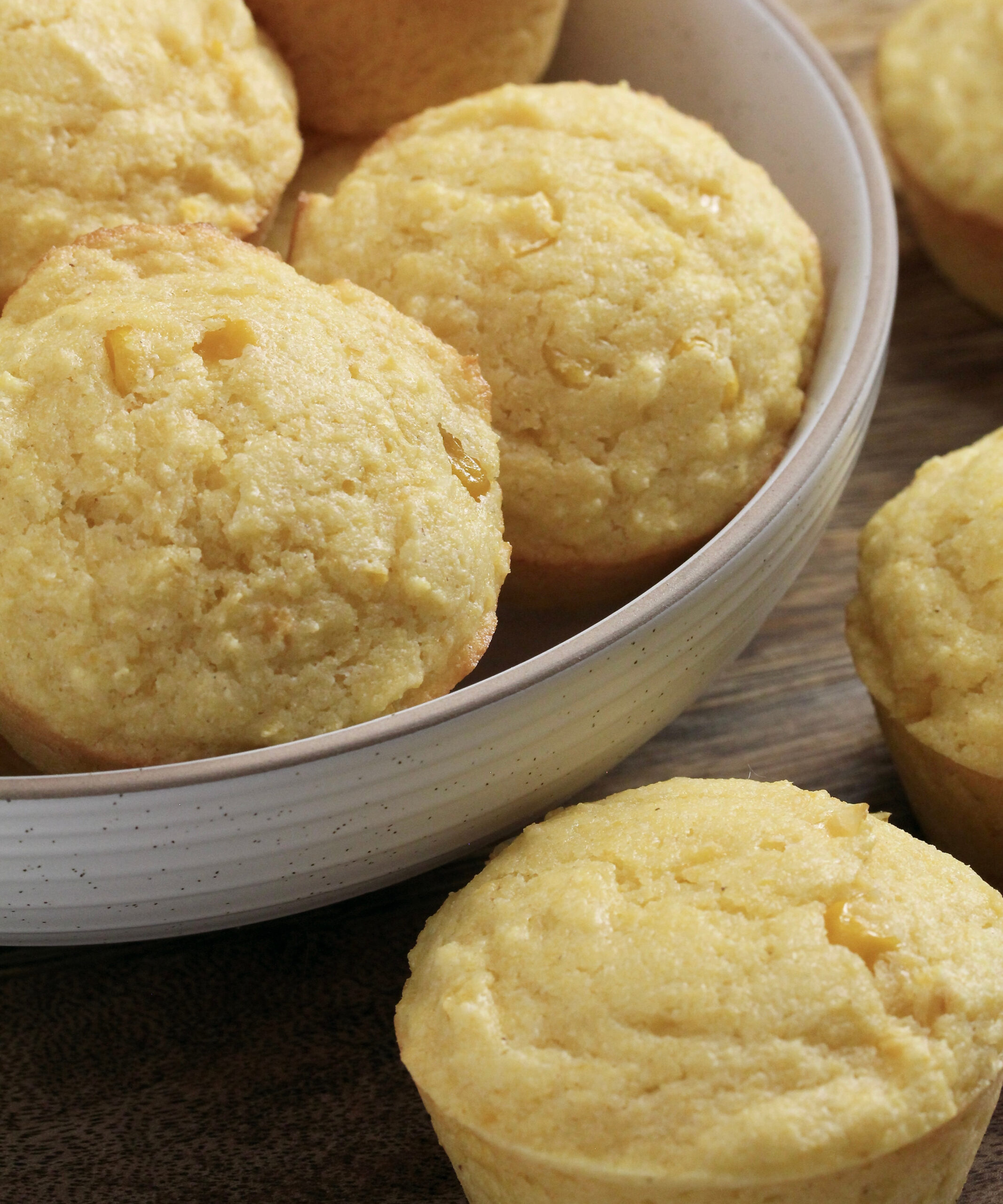 Eggless Cornbread Muffins