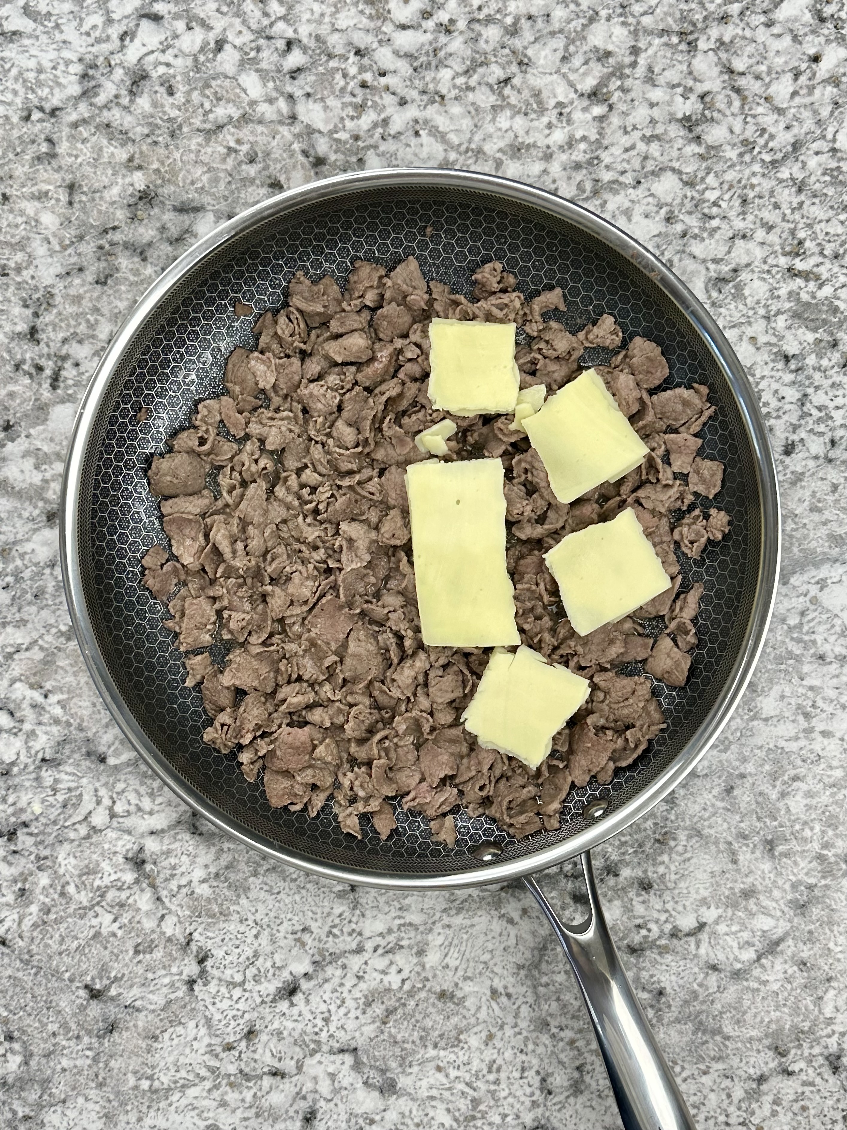 Chopped Shaved Steak and Onion Sandwich