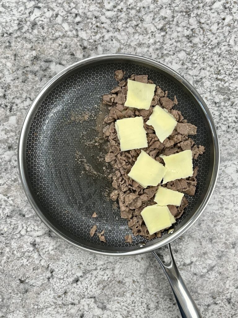 Chopped Shaved Steak and Onion Sandwich