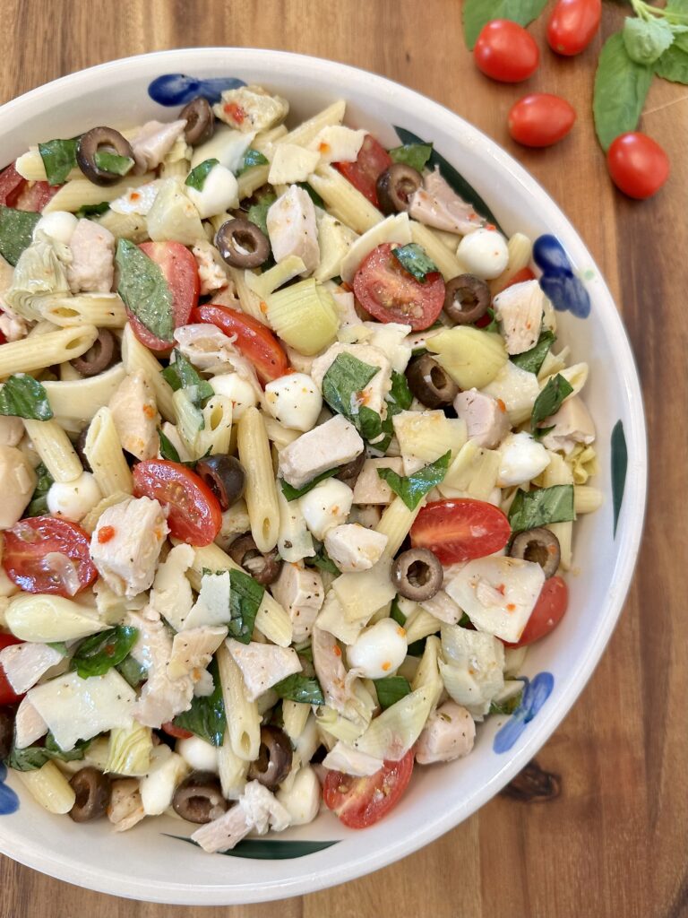 Italian Chicken Pasta Salad