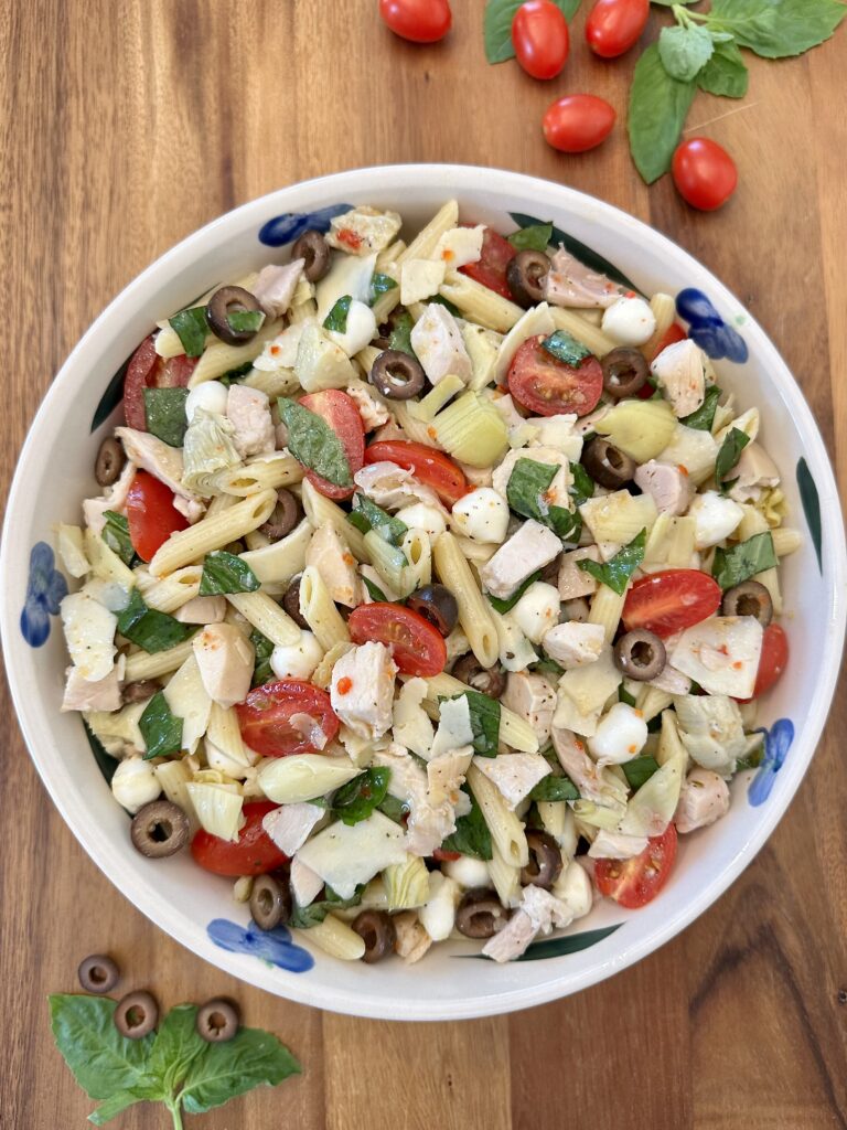 Italian Chicken Pasta Salad