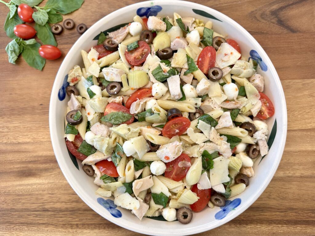 Italian Chicken Pasta Salad
