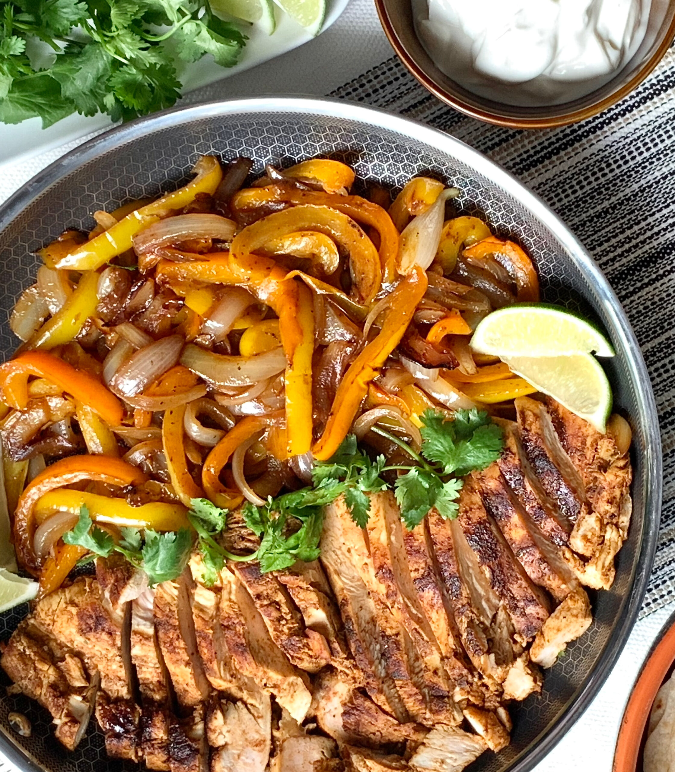 Easy Skillet Chicken Fajitas