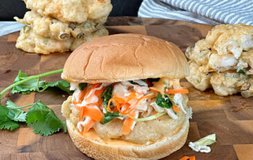 Shrimp Tempura Burger