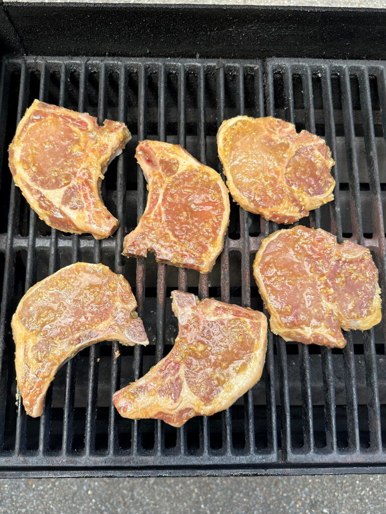 Lemongrass Marinated Pork Chops
