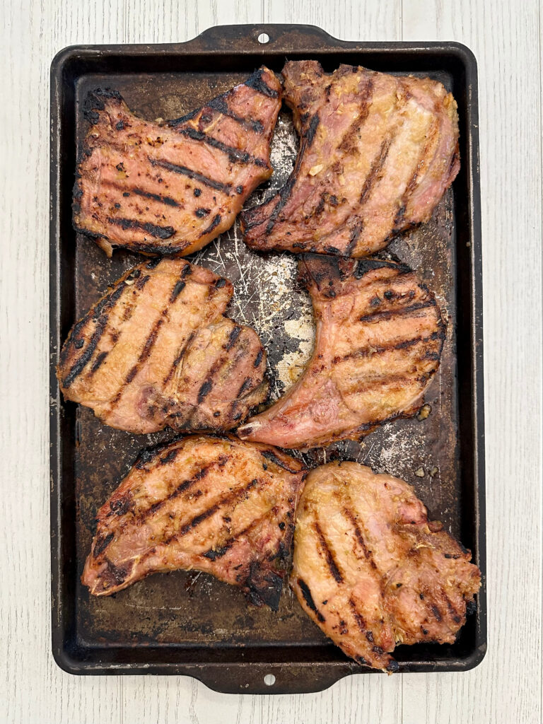 Lemongrass Marinated Pork Chops