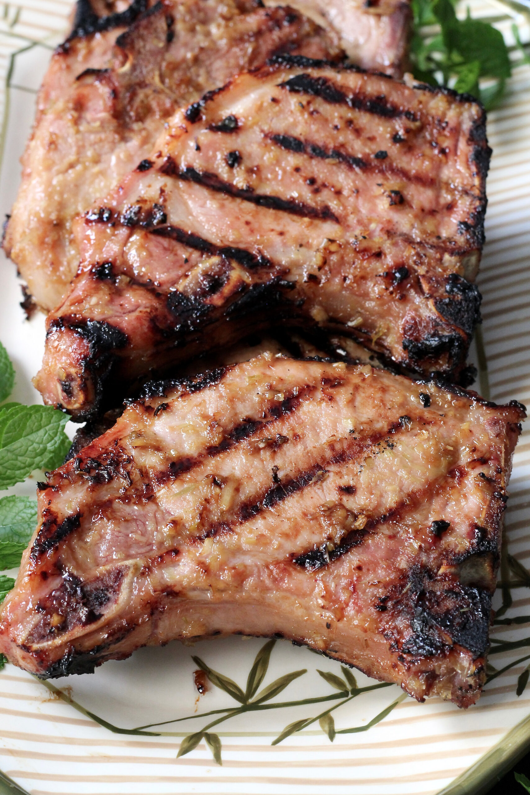 Lemongrass Marinated Pork Chops