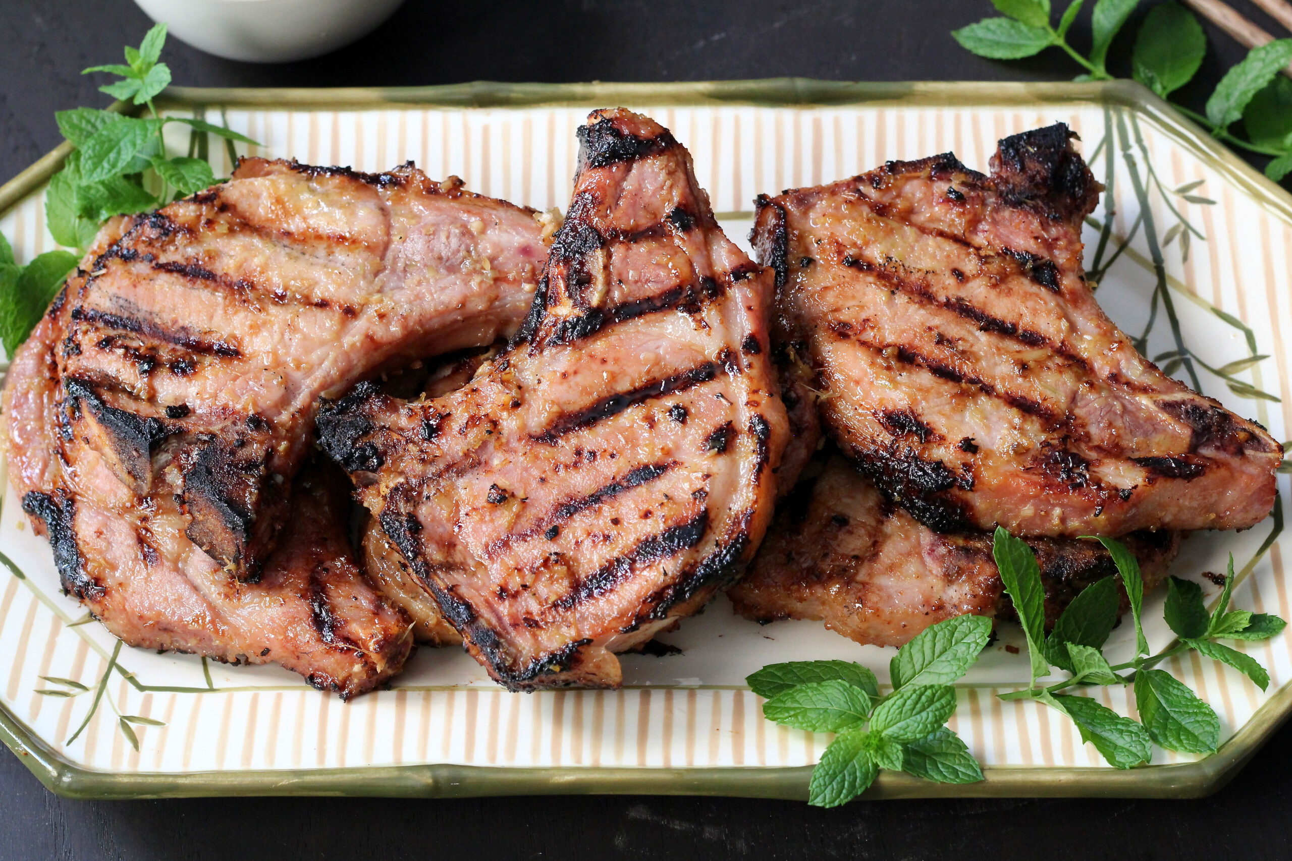Lemongrass Marinated Pork Chops
