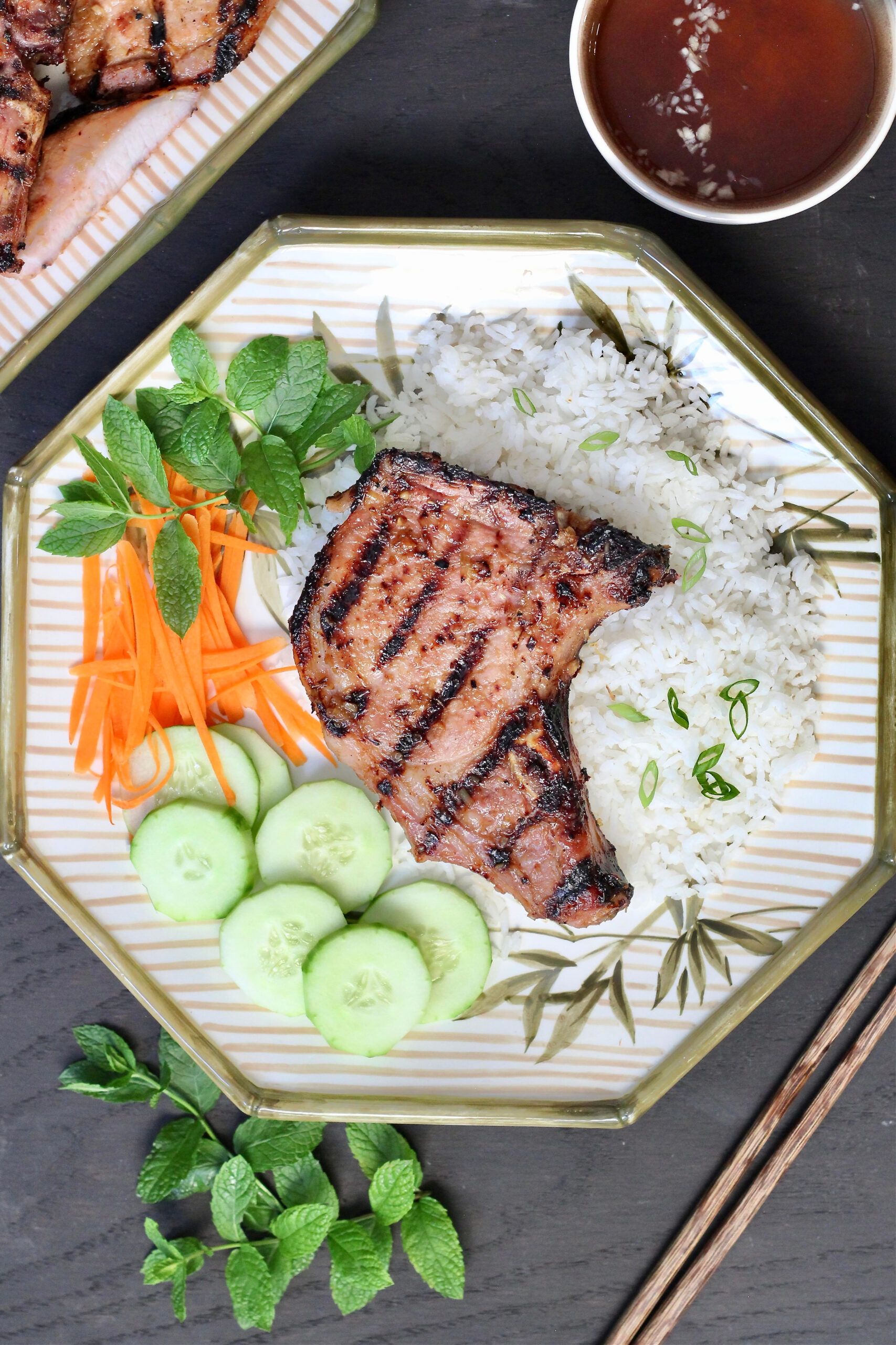 Lemongrass Marinated Pork Chops