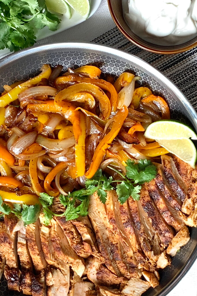 Easy Skillet Chicken Fajitas