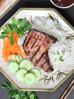 Lemongrass Marinated Pork Chops