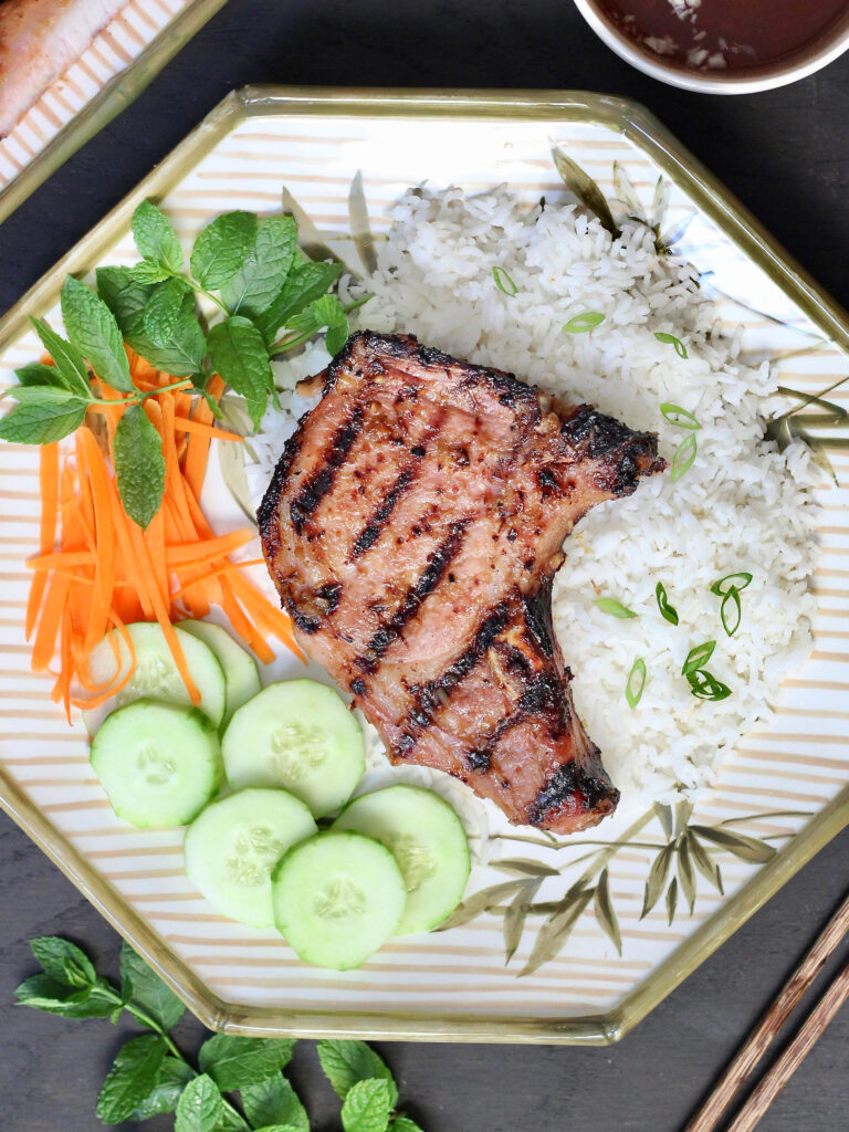 Lemongrass Marinated Pork Chops