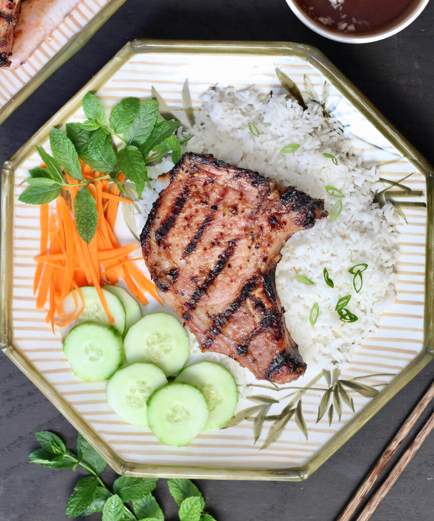 Lemongrass Marinated Pork Chops