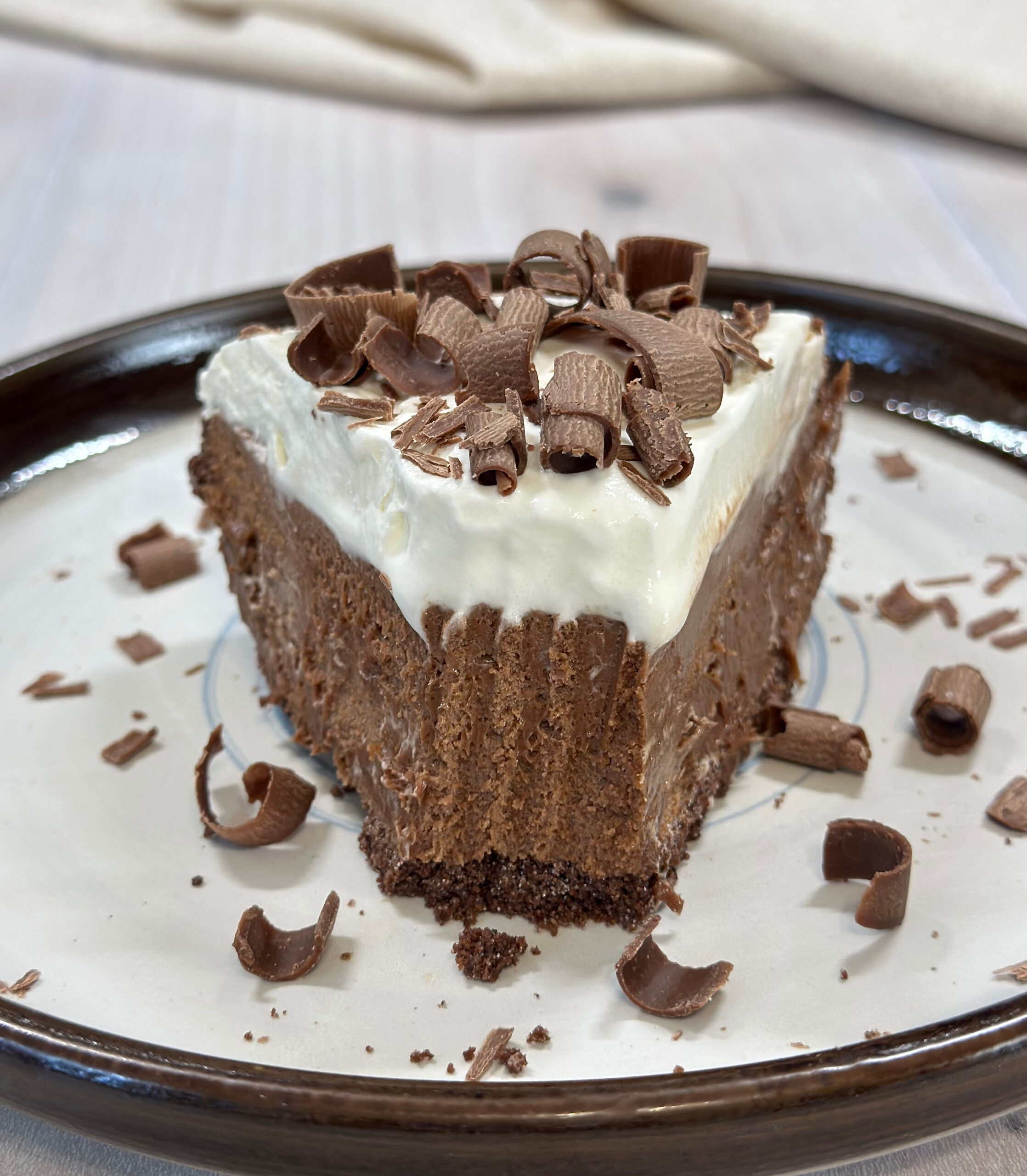 Nutella French Silk Pie