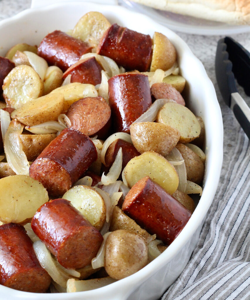 Chorizo Potato and Onion Bake