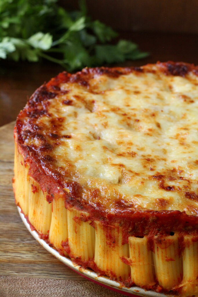 Stuffed Rigatoni Pie