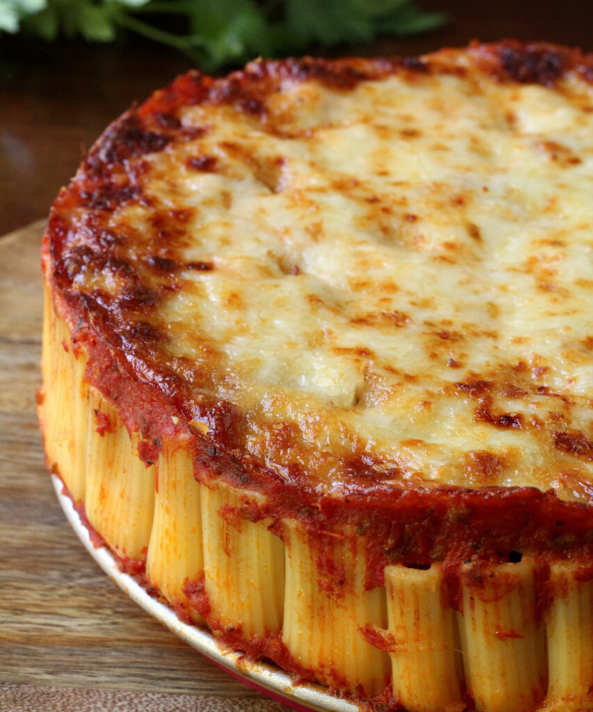 Stuffed Rigatoni Pie 