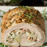 Bacon-Wrapped Franks and Beans