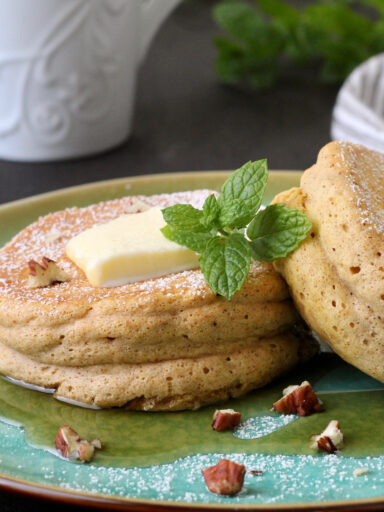 Pumpkin Japanese Souffle Pancakes