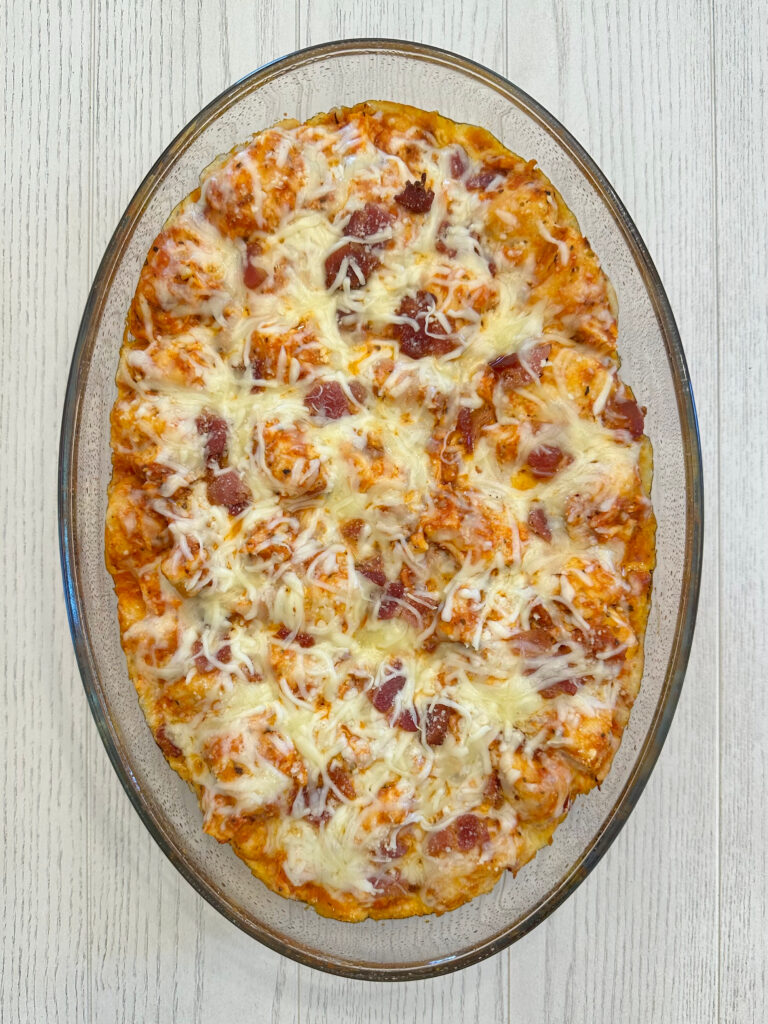 Turkey and Bacon Bubble Up Pizza