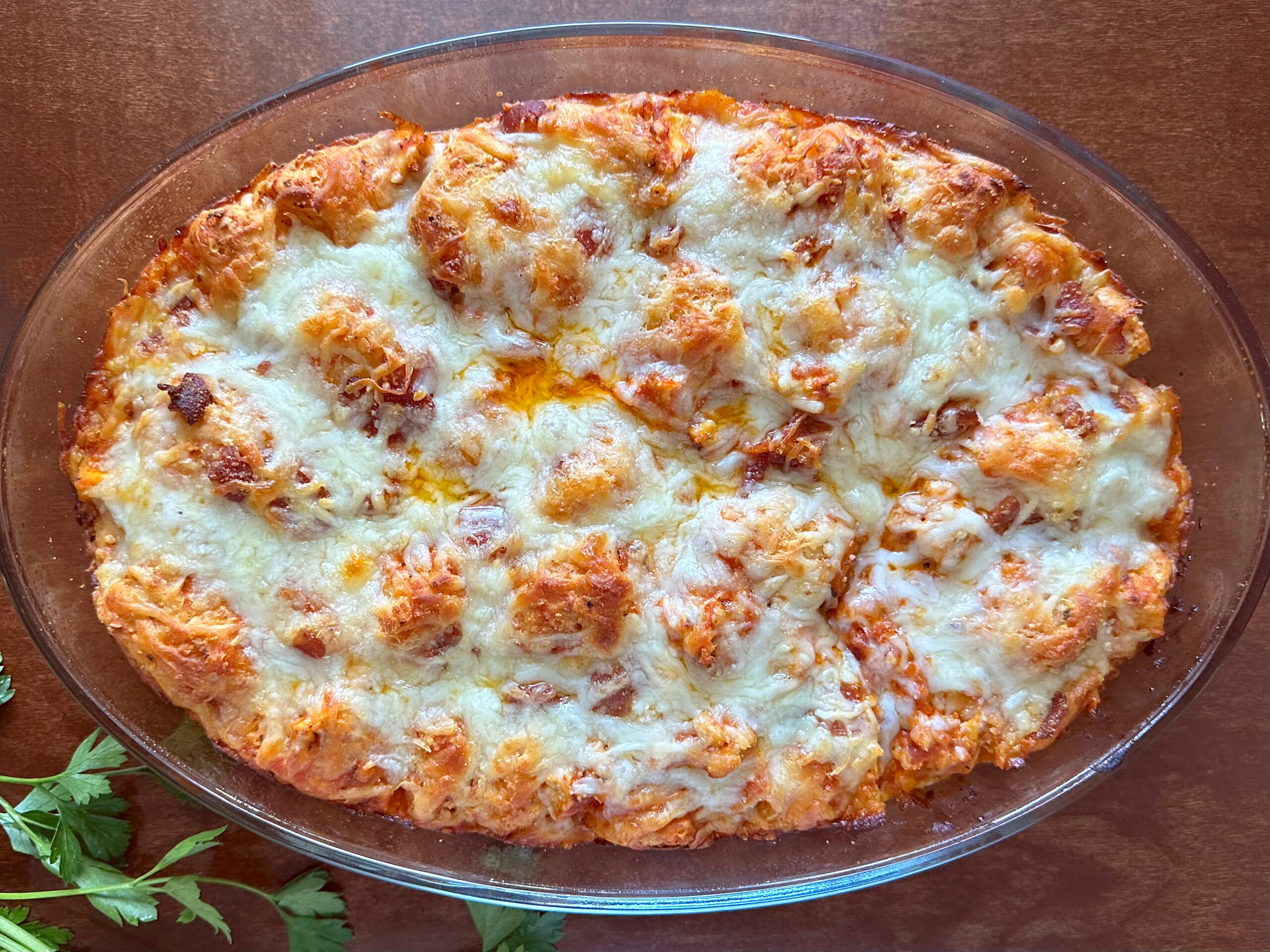 Turkey and Bacon Bubble Up Pizza