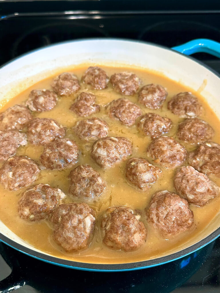 Meatballs and Gravy