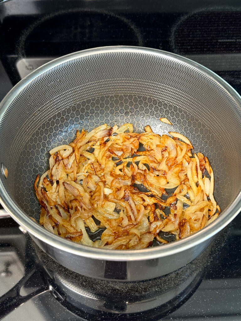 Air Fryer Steak with Onion Gravy