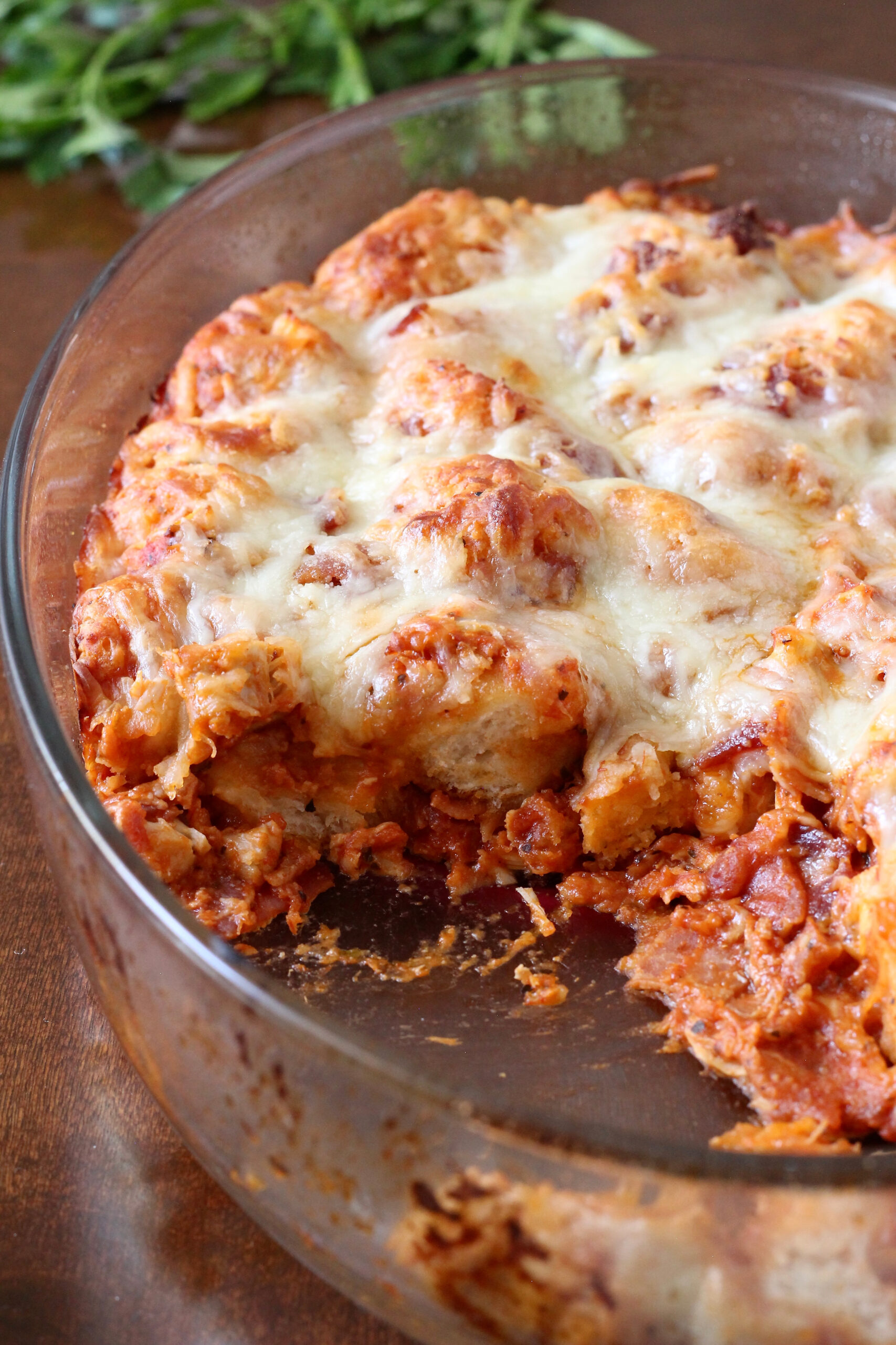 Turkey and Bacon Bubble Up Pizza