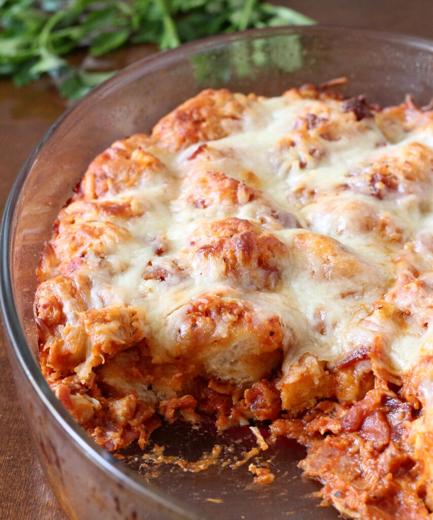 Turkey and Bacon Bubble Up Pizza