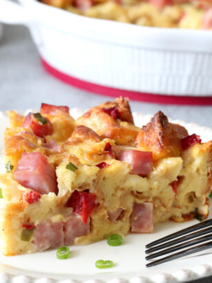 Ham and Cheese Breakfast Casserole