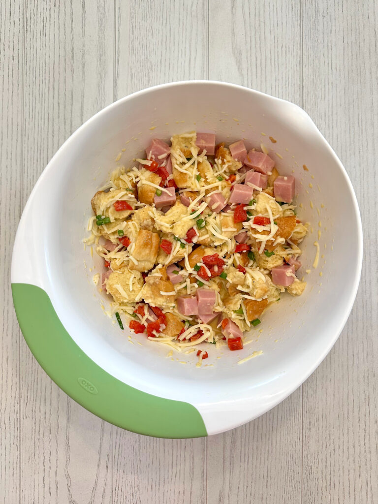 Ham and Cheese Breakfast Casserole