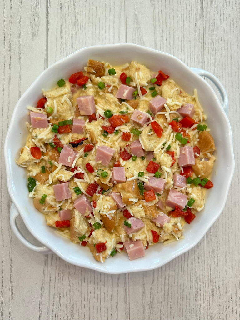 Ham and Cheese Breakfast Casserole