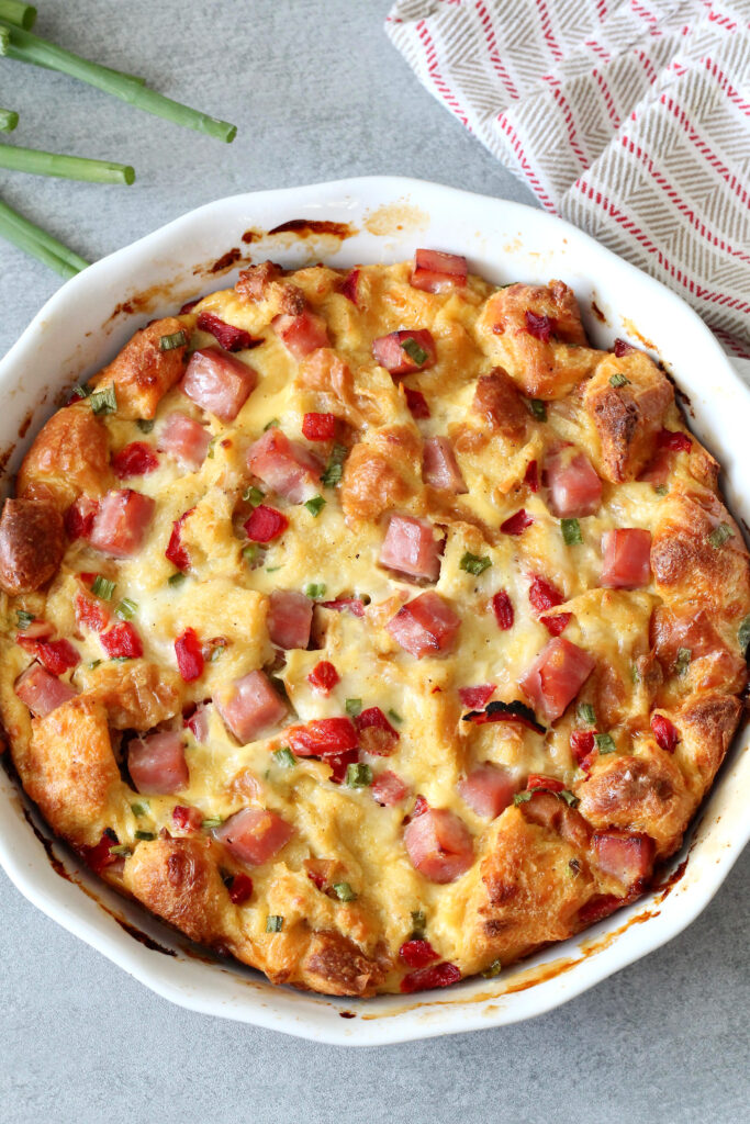 Ham and Cheese Breakfast Casserole