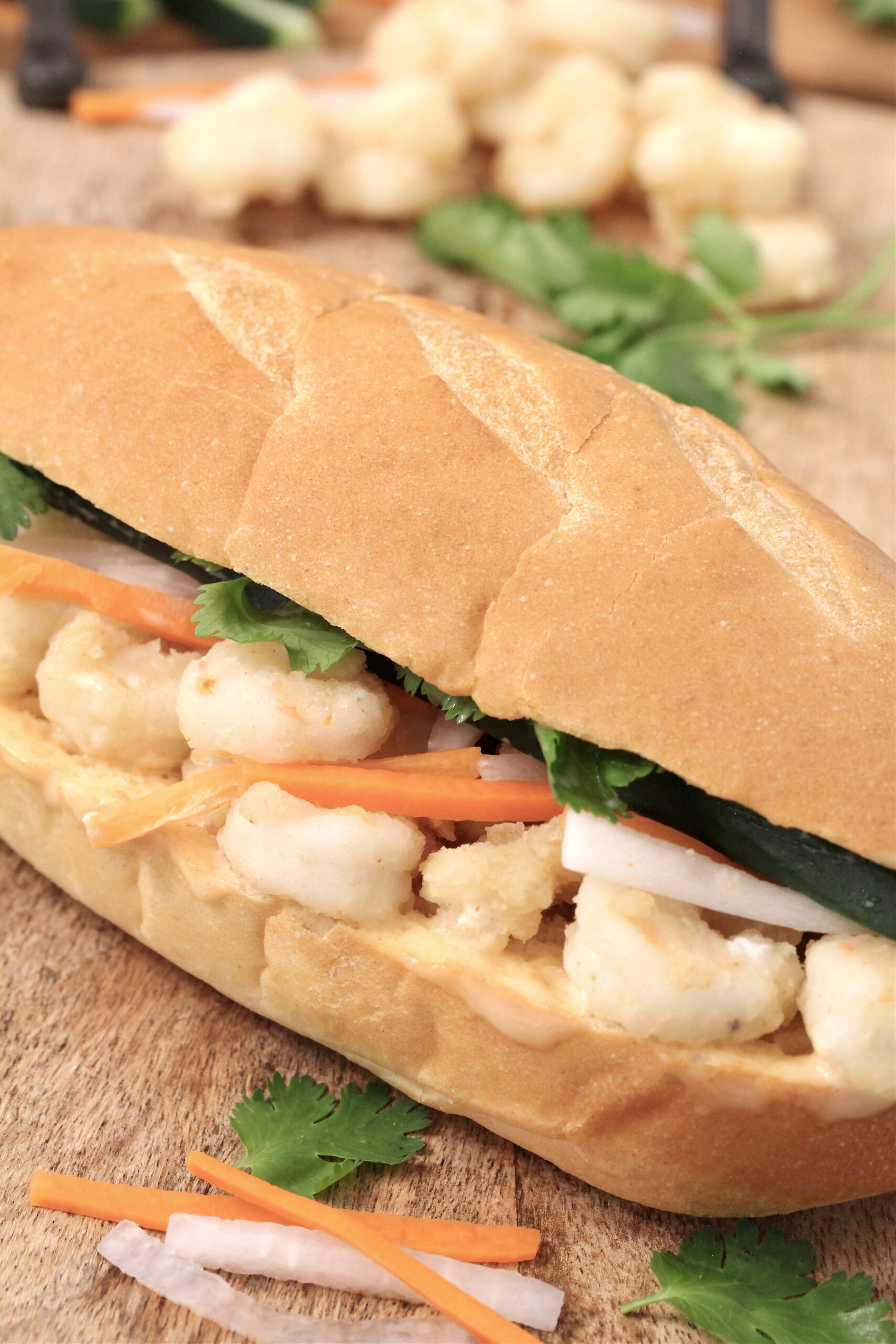 Fried Shrimp Banh Mi