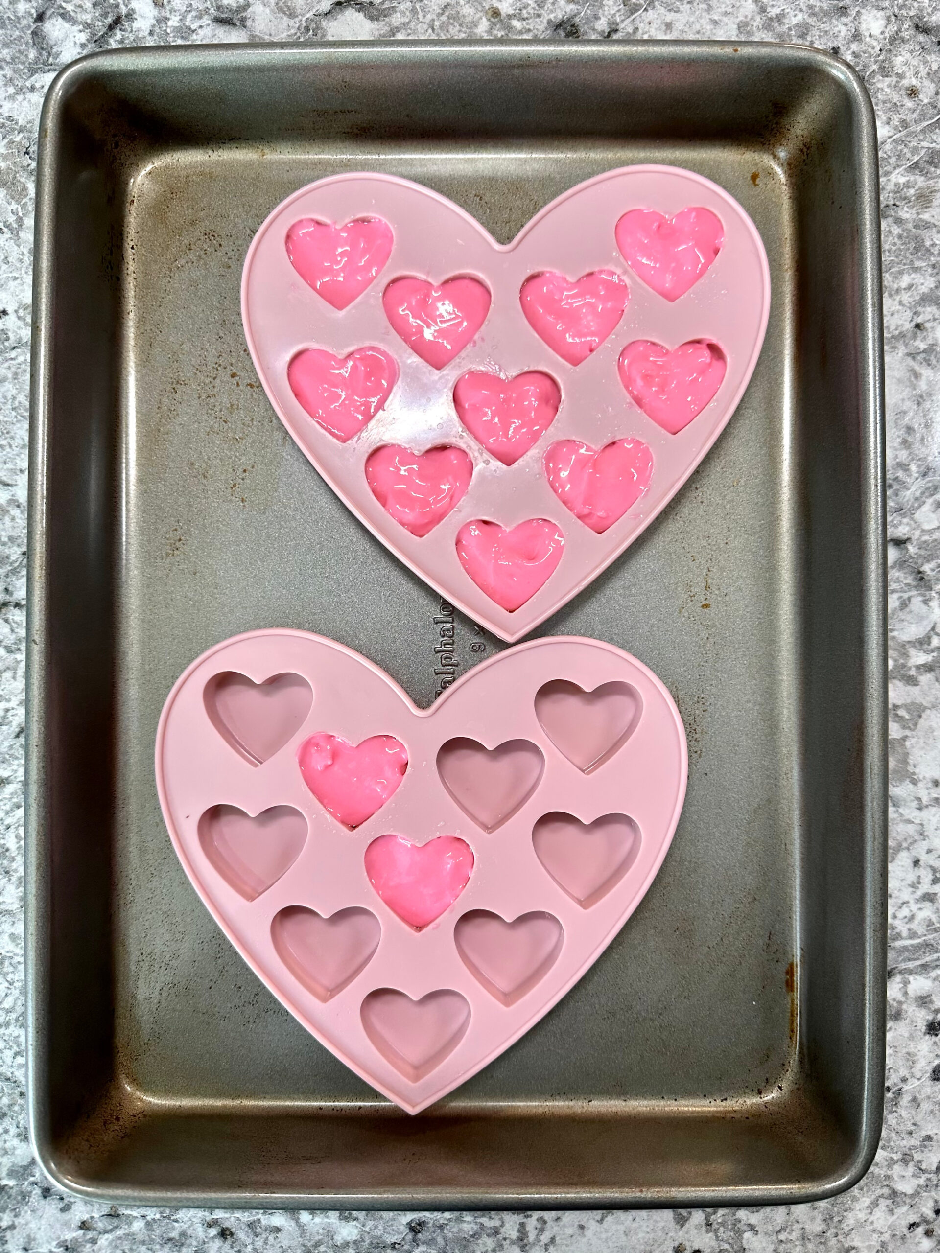 Cream Cheese Heart Brownie Cups