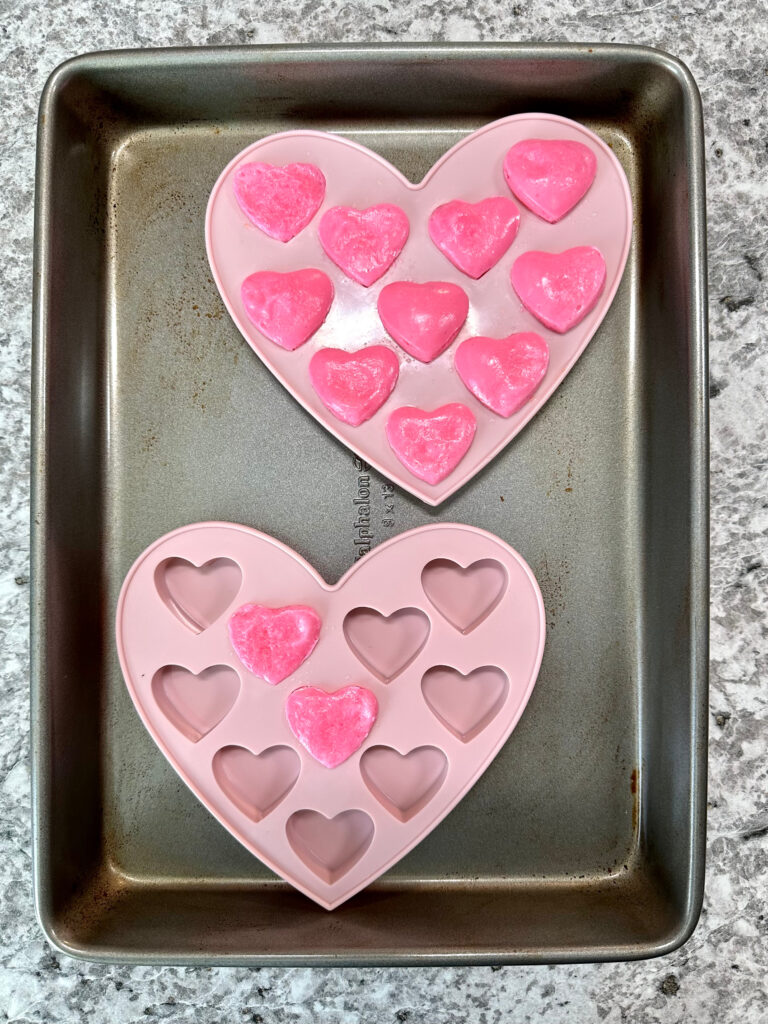 Cream Cheese Heart Brownie Cups