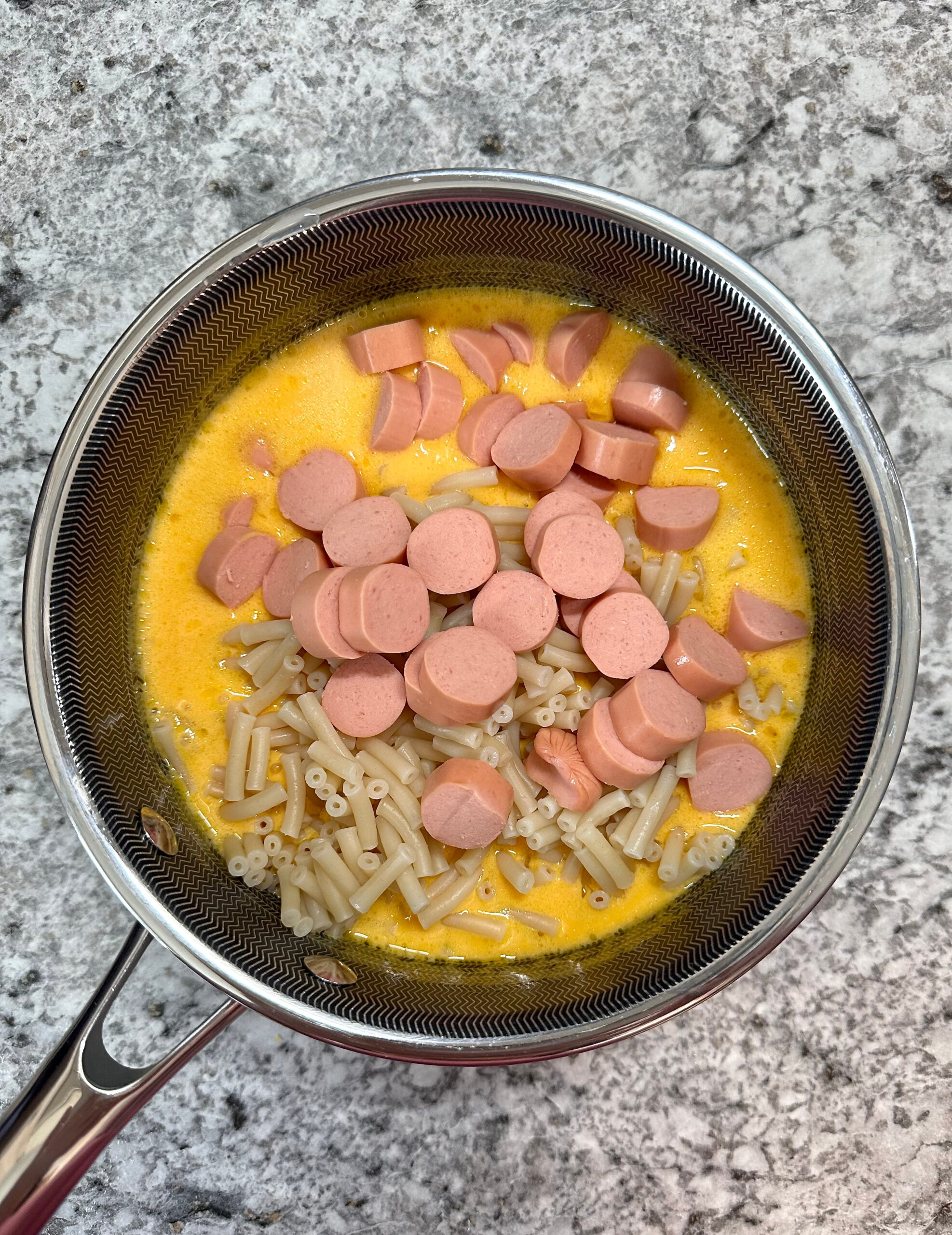 Hot Dog Mac & Cheese Pie