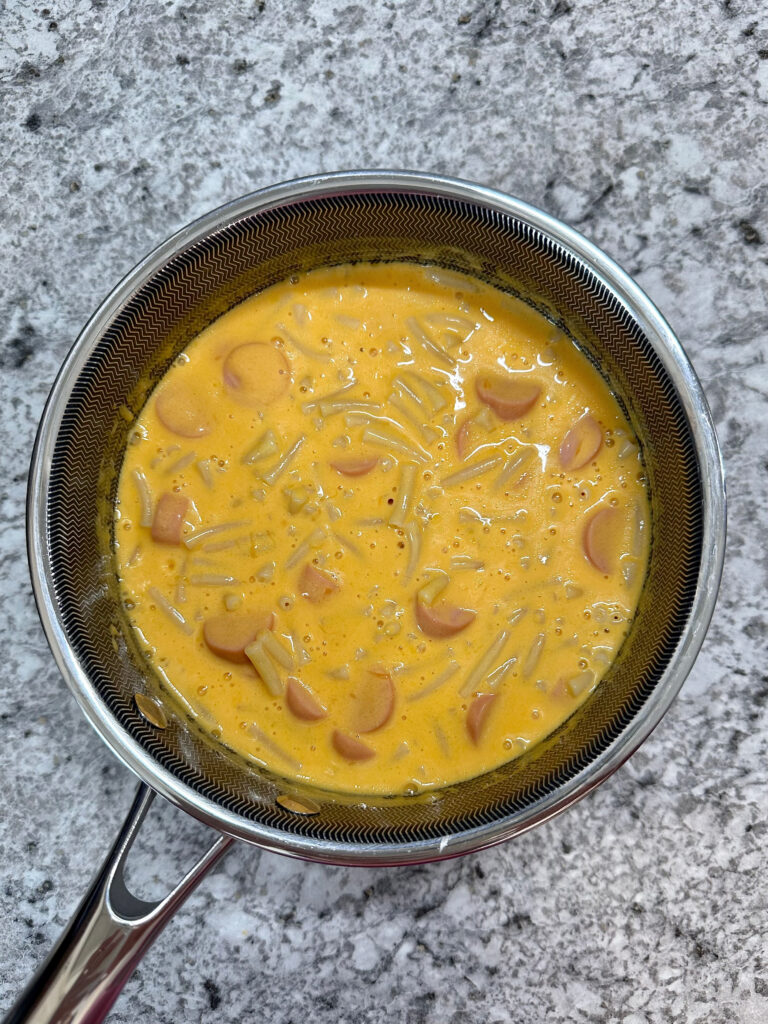 Hot Dog Mac & Cheese Pie