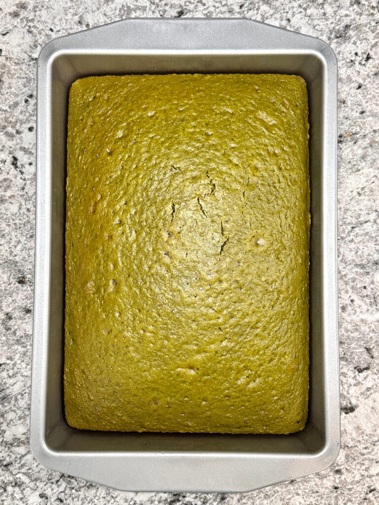 Green Velvet Poke Cake