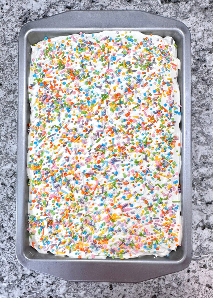 Green Velvet Poke Cake