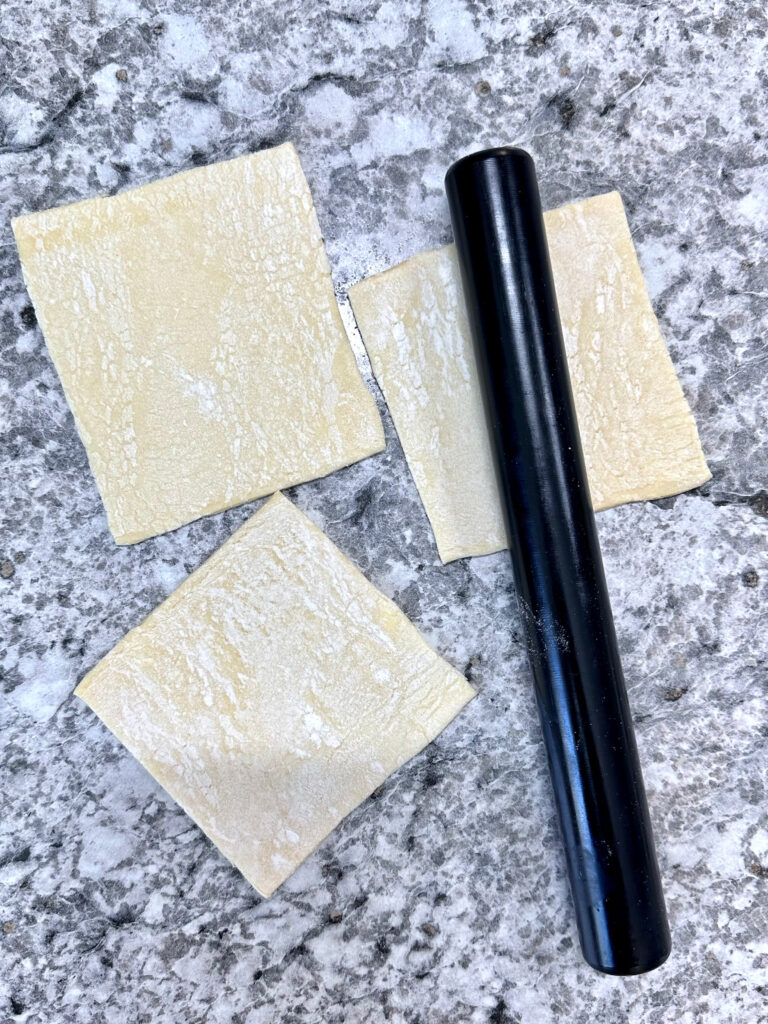 Reuben Puff Pastry Squares