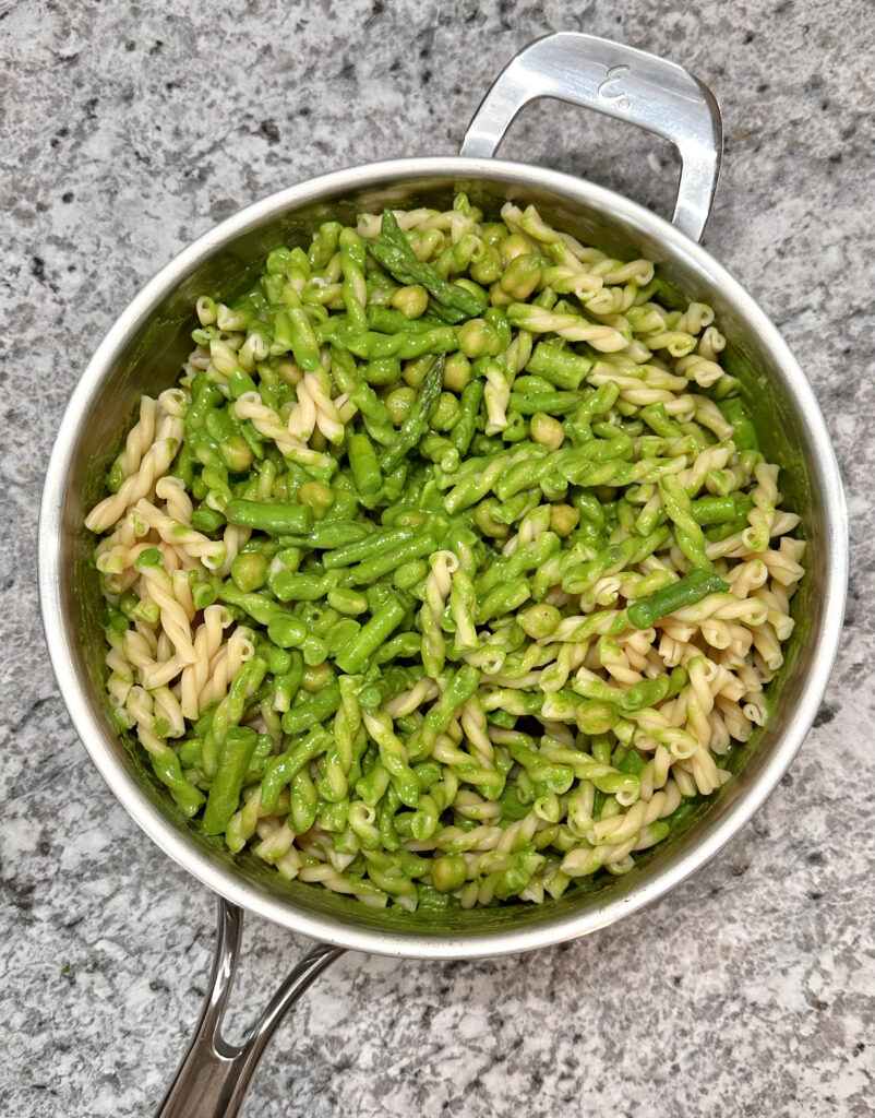Pasta with Green Sauce