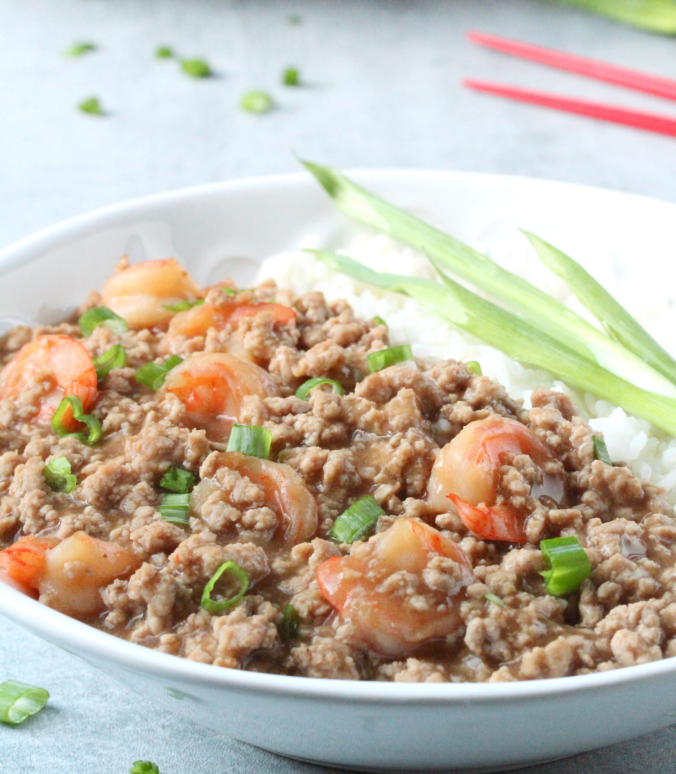 Paul’s Shrimp with Lobster Sauce