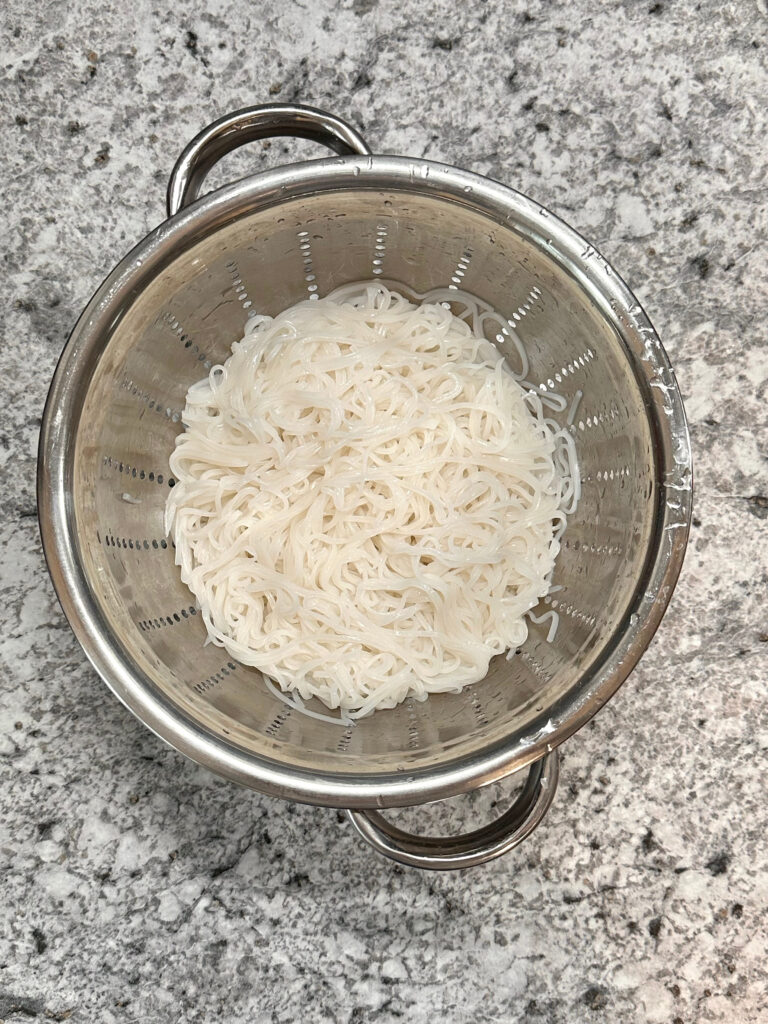 Vietnamese Ground Pork Rice Noodle Bowl