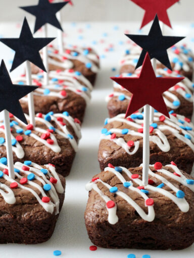 4th of July Brownie Squares