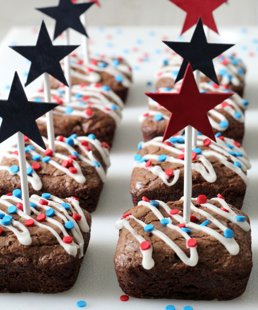 4th of July Brownie Squares